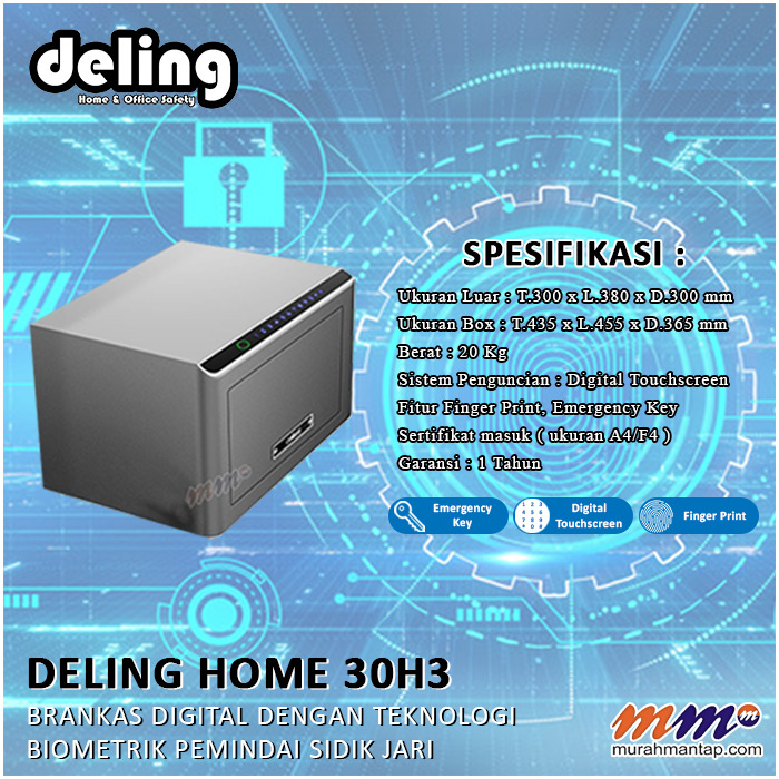 Brankas Deling 30H3 Pic 1