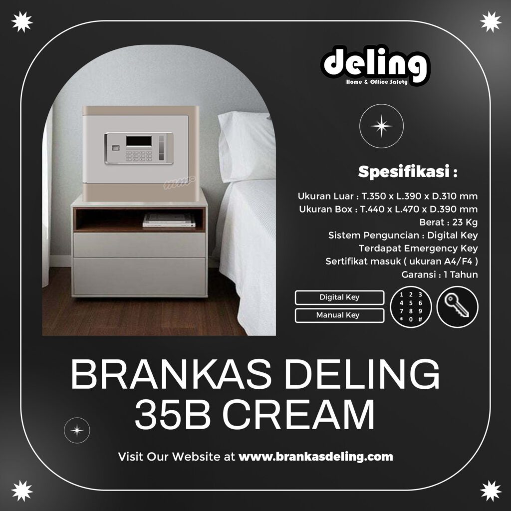 Brankas Deling Type 35B Cream Pic 1