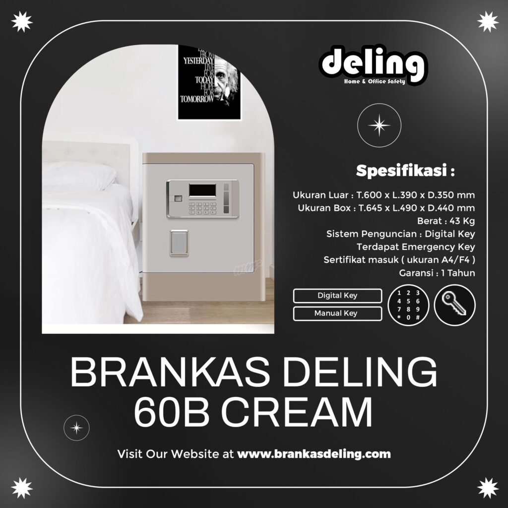 Brankas Deling Type 60B Cream Pic 1